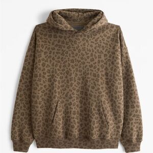 Leopard Print Brown Hoodie